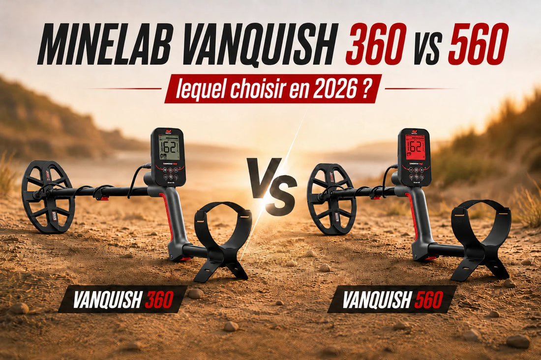 Minelab Vanquish 360 vs 560 : lequel choisir en 2026 ?