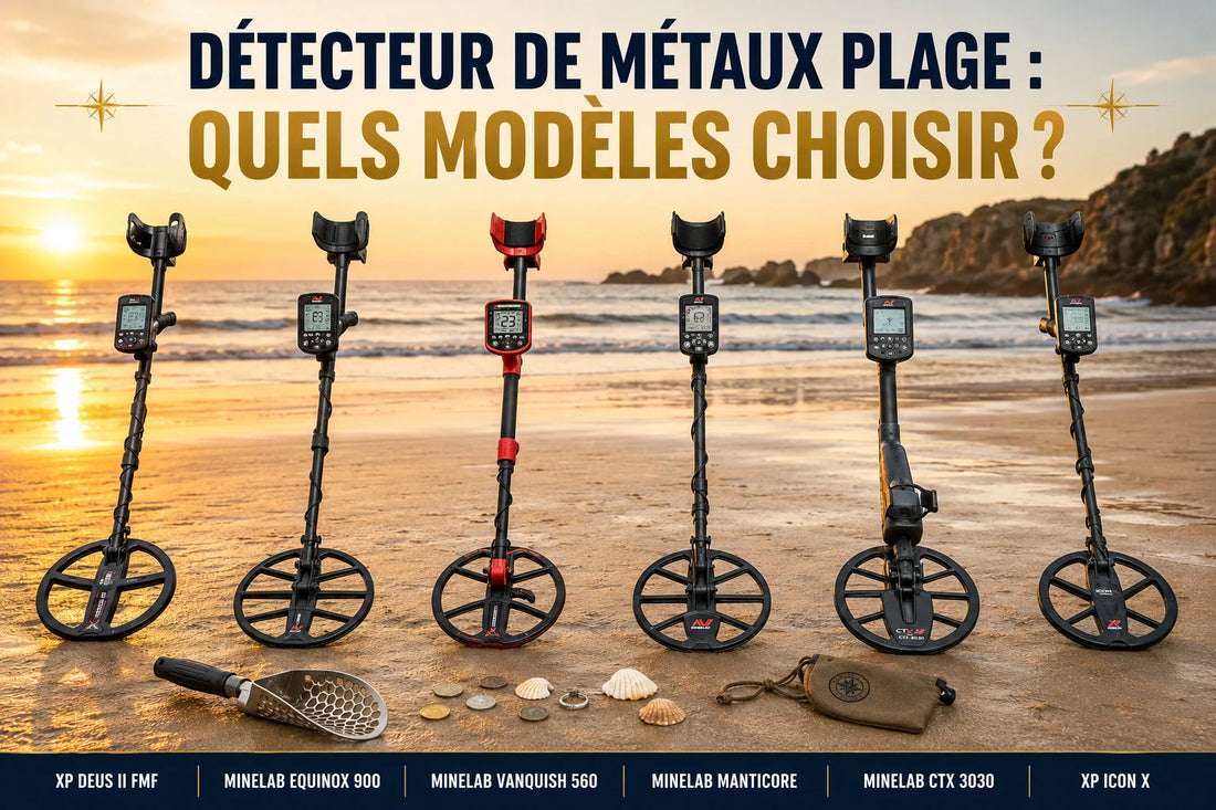 Détecteur de métaux plage : quels modèles choisir en 2026 ?