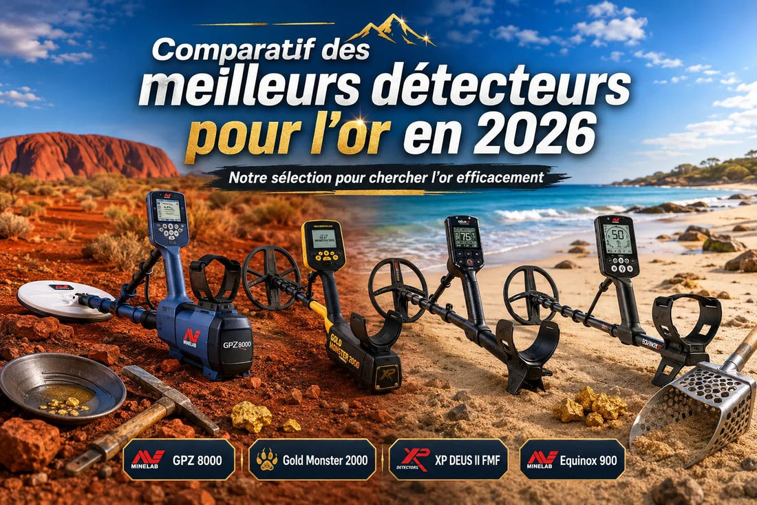 Comparatif des meilleurs détecteurs de métaux pour l'or en 2026 - Detecteurpro.fr