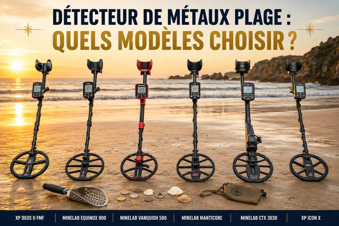 Détecteur de métaux plage : quels modèles choisir en 2026 ? - Detecteurpro.fr