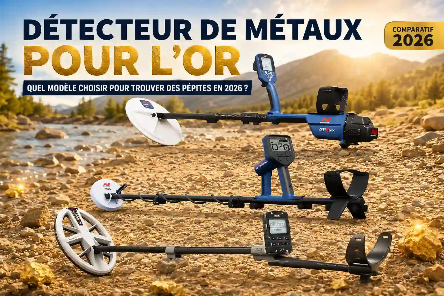 Détecteur de métaux pour l'or : quel modèle choisir pour trouver des pépites en 2026 ?