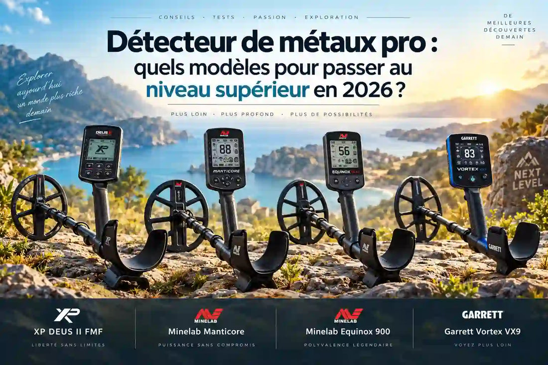 Détecteur de métaux pro : quels modèles pour passer au niveau supérieur en 2026 ?