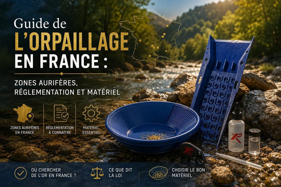 Guide de l'orpaillage en France : zones aurifères, réglementation et matériel en 2026 - Detecteurpro.fr