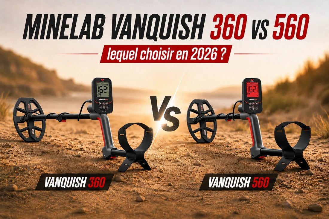 Minelab Vanquish 360 vs 560 : lequel choisir en 2026 ? - Detecteurpro.fr