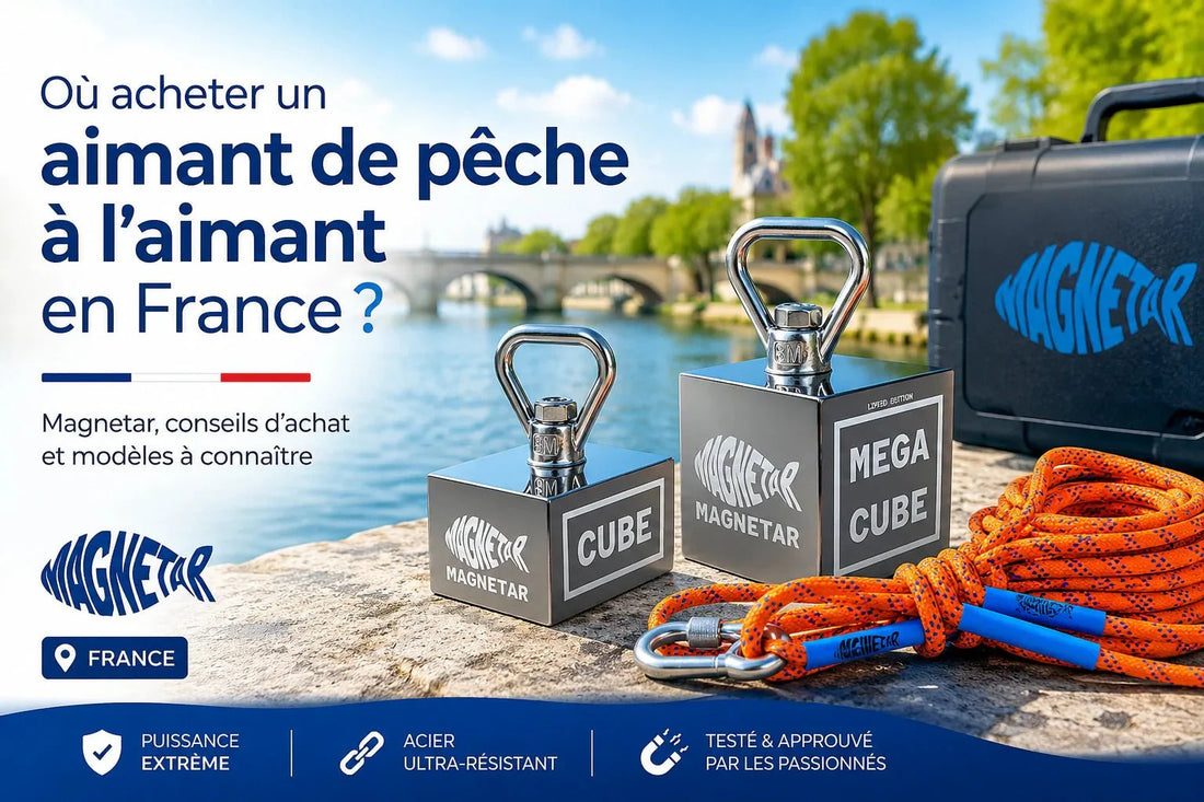 Où acheter un aimant de pêche à l'aimant en France ? - Detecteurpro.fr