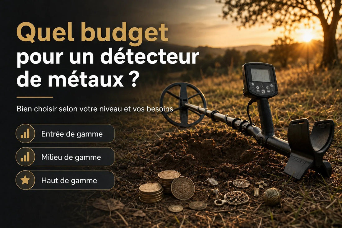 Quel budget pour un détecteur de métaux en 2026 ? Guide par gamme de prix - Detecteurpro.fr