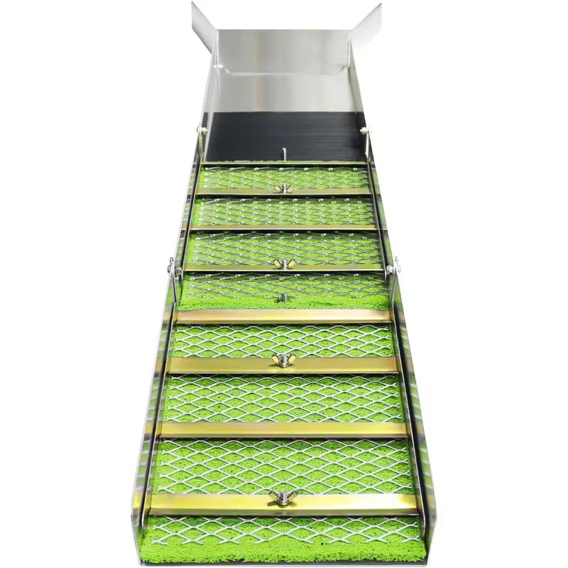 Rampe d'orpaillage pliante aluminium 127 cm - Sluice box avec tapis de capture inclus