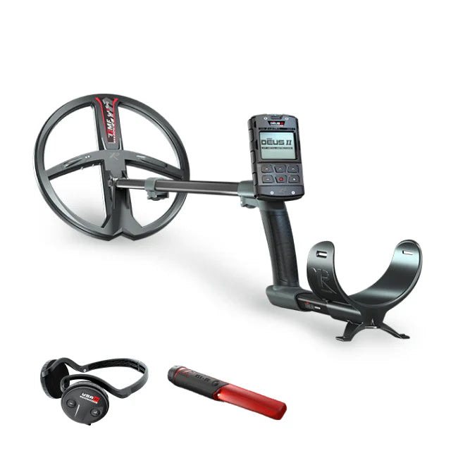 Détecteur XP DEUS II 28FMF RCWSA ST MI-6 - Pack complet avec pinpointer connecté