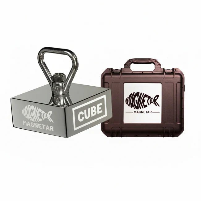 Aimant néodyme 360° Magnetar Cube 1350 kg - Detecteurpro.fr
