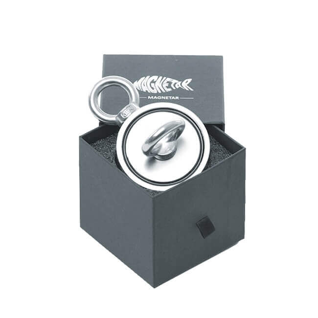 Aimant néodyme Magnetar Bulldog 500 kg - Double face 2x250 kg sans corde - Detecteurpro.fr