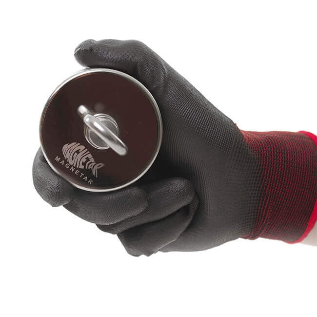 Aimant néodyme Magnetar Classic 150 kg - Mono-face pêche verticale compact et léger - Detecteurpro.fr