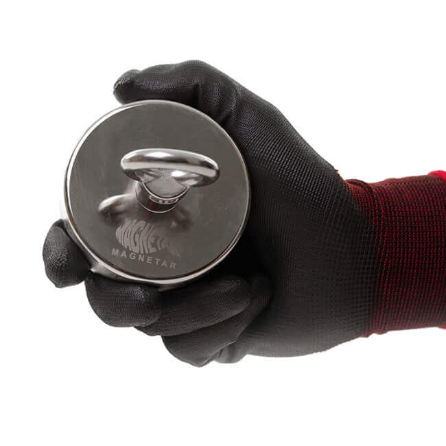 Aimant néodyme Magnetar Classic 250 kg - Mono-face pêche verticale puissance maximale - Detecteurpro.fr