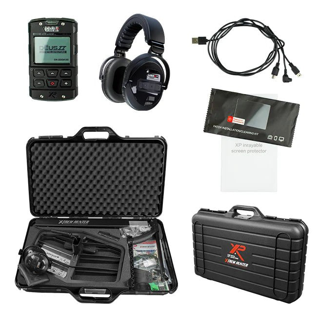 Détecteur XP Grande Profondeur XTREM HUNTER - Pack Complet RC + WSA II XL - Detecteurpro.fr