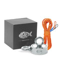 Pack aimant néodyme Magnetar Bulldog 500 kg - Double face 2x250 kg avec corde 20 m - Detecteurpro.fr