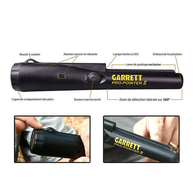 Pinpointer Garrett Pro-Pointer II - Pointer de détection - Detecteurpro.fr