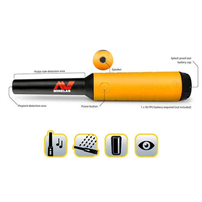 Pinpointer Minelab Pro-Find 15 - Pointer de détection - Detecteurpro.fr
