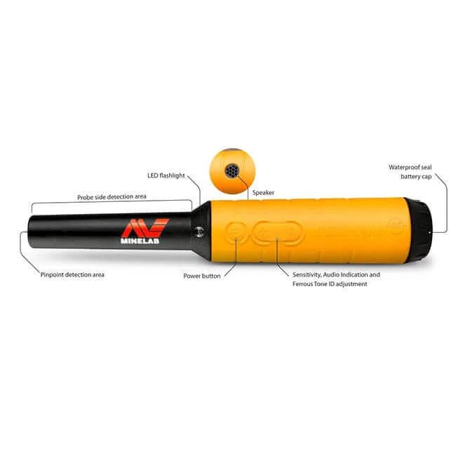 Pinpointer Minelab Pro-Find 35 - Détection ferreux et étanche 3 mètres - Detecteurpro.fr