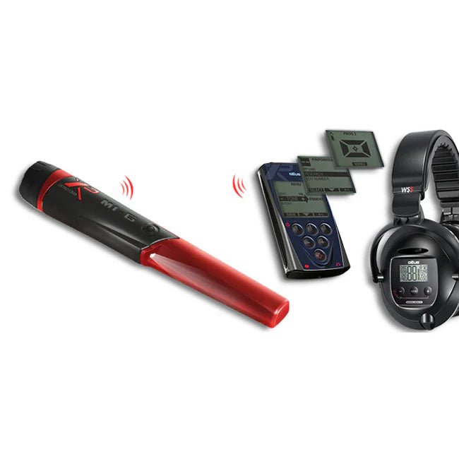 Pinpointer XP MI-6 - Connecté sans fil DEUS II ICON ORX étanche 6 mètres - Detecteurpro.fr