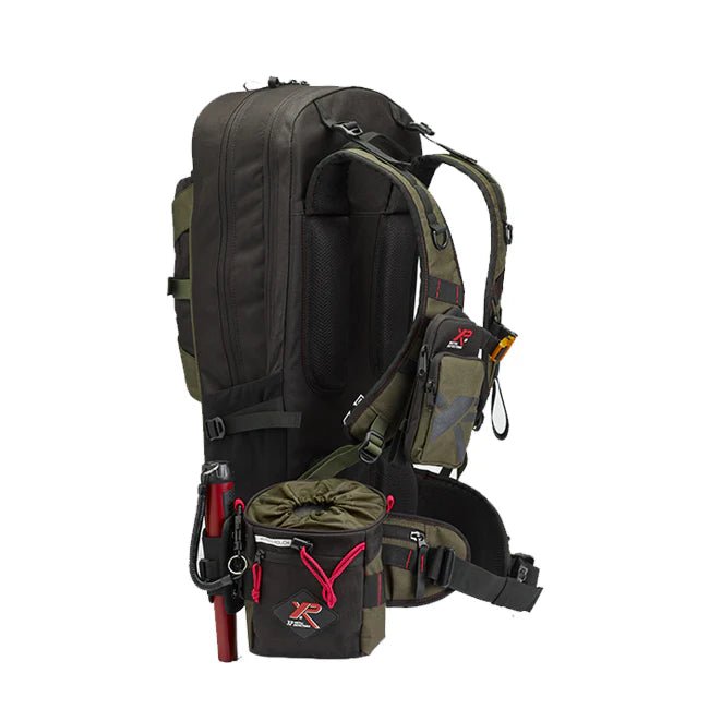 Sac à dos XP Backpack 280 Pouch - Sac de détection 32 litres avec sacoche à trouvailles - Detecteurpro.fr