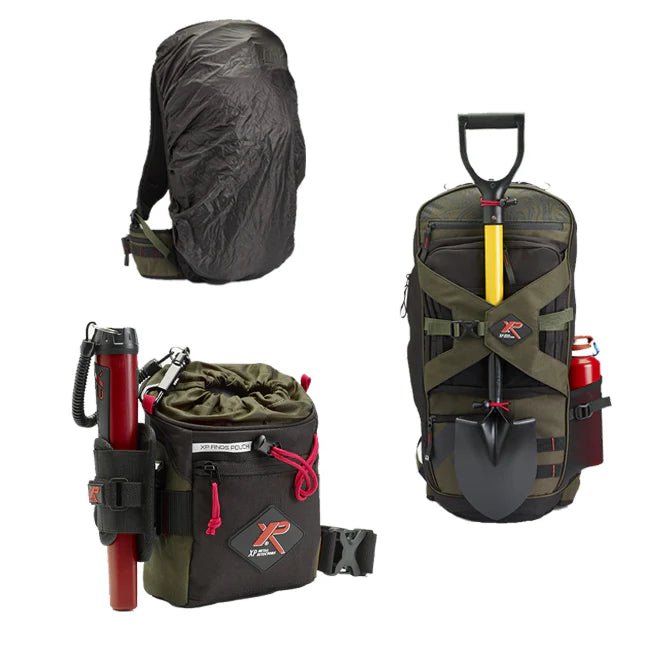 Sac à dos XP Backpack 280 Pouch - Sac de détection 32 litres avec sacoche à trouvailles - Detecteurpro.fr